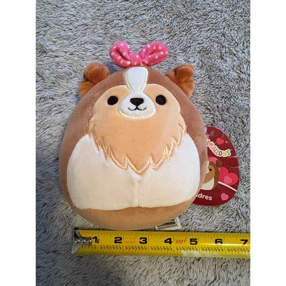 Squishmallows Andres w/bow 2024 Valentines Day - Picture 8 of 8